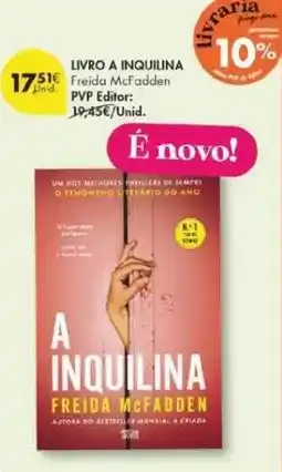 Pingo Doce Livro a inquilina promoção