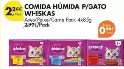Pingo Doce Whiskas - comida humida p/gato promoção