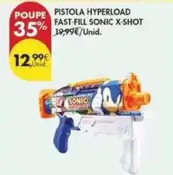 Pingo Doce Pistola hyperload fast-fill sonic x-shot promoção