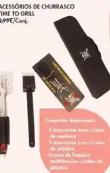 Pingo Doce Madeira - accessorios de churrasco time to grill promoção