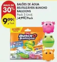 Pingo Doce Zuru - balões de água reutilizâveis promoção