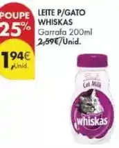 Pingo Doce Whiskas - leite p/gato promoção