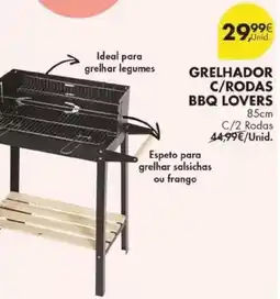Pingo Doce Grelhador c/rodas bbq lovers promoção