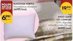 Pingo Doce Valor - jogo cama vzt confort promoção