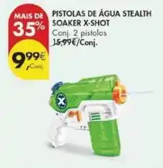 Pingo Doce Pistolas de água stealth soaker x-shot promoção