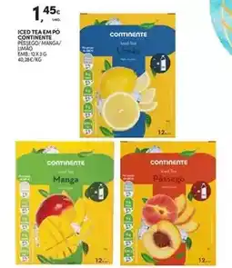 Continente Continente - iced tea em pó promoção