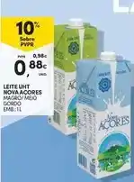 Continente Nova açores - leite uht promoção