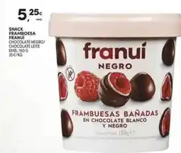 Continente Snack framboesa promoção