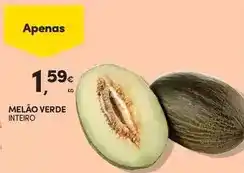 Continente Melão verde inteiro promoção