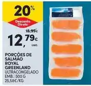 Continente Royal greenland - porções de salmão promoção