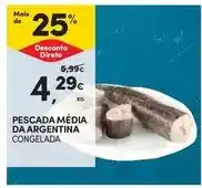 Continente Pescada média da argentina promoção