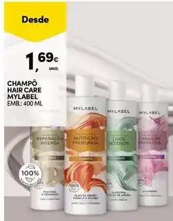 Continente Mylabel - champo hair care promoção