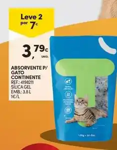 Continente Continente - absorvente p/ gato promoção