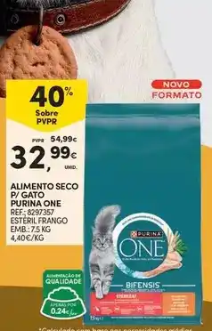 Continente Purina - alimento seco p/ gato promoção
