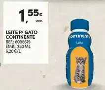 Continente Continente - leite p/ gato promoção