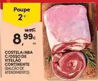 Continente Continente - costela/aba c/osso de vitelao promoção