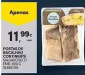 Continente Continente - postas de bacalhau promoção