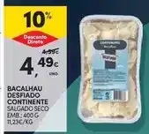 Continente Continente - bacalhau desfiado promoção