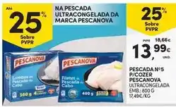 Continente Pescanova - na pescada ultracongelada promoção