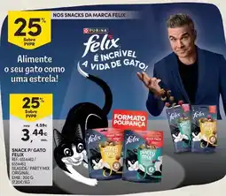 Continente Purina - snack p/ gato felix promoção