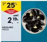 Continente Mexilhão fresco promoção