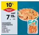 Continente Continente - camarão promoção