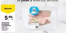 Continente Continente - filetes de dourada promoção