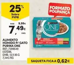 Continente Purina - alimento humido p/ gato one promoção