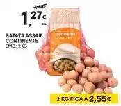 Continente A+ - batata assar continente promoção