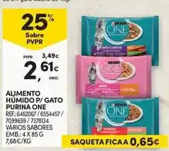 Continente Purina - alimento humido p/ gato promoção