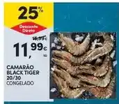 Continente Camarão black tiger promoção