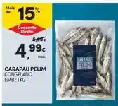 Continente Carapau pelim promoção
