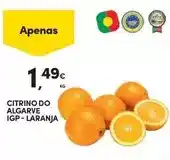 Continente Algarve - citrino do igp- laranja promoção