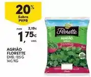 Continente Florette - agrião promoção