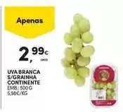 Continente Continente - uva branca s/grainha promoção