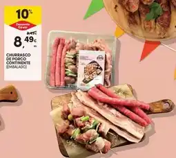 Continente Continente - churrasco de porco promoção
