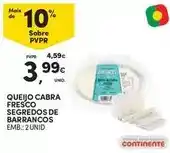 Continente Continente - queijo cabra fresco segredos de barrancos promoção