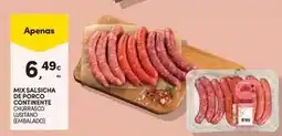 Continente Mix - salsicha de porco combinente promoção