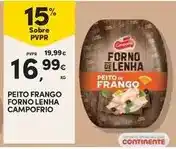 Continente Campofrio - peito frango forno lenha promoção