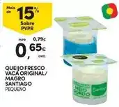 Continente Santiago - queijo fresco vaca original promoção