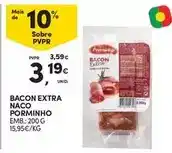 Continente Porminho - bacon extra naco promoção