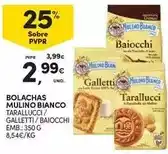 Continente Bolachas tarallucci/ galletti/ baiocchi promoção