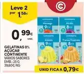 Continente Continente - gelatinas 0% acucar promoção