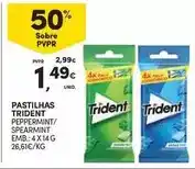 Continente Trident - pastilhas promoção