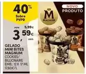 Continente Magnum - gelado mini bites promoção