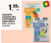 Continente Continente - iogurte liquido 00% promoção