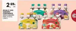Continente Continente - água c/gas sabores promoção