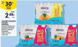 Continente Mimosa - iogurte líquido magro promoção