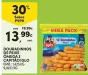 Continente Iglo - douradinhos de peixe omega 3 capitao promoção
