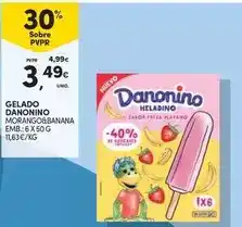 Continente Danonino - gelado promoção